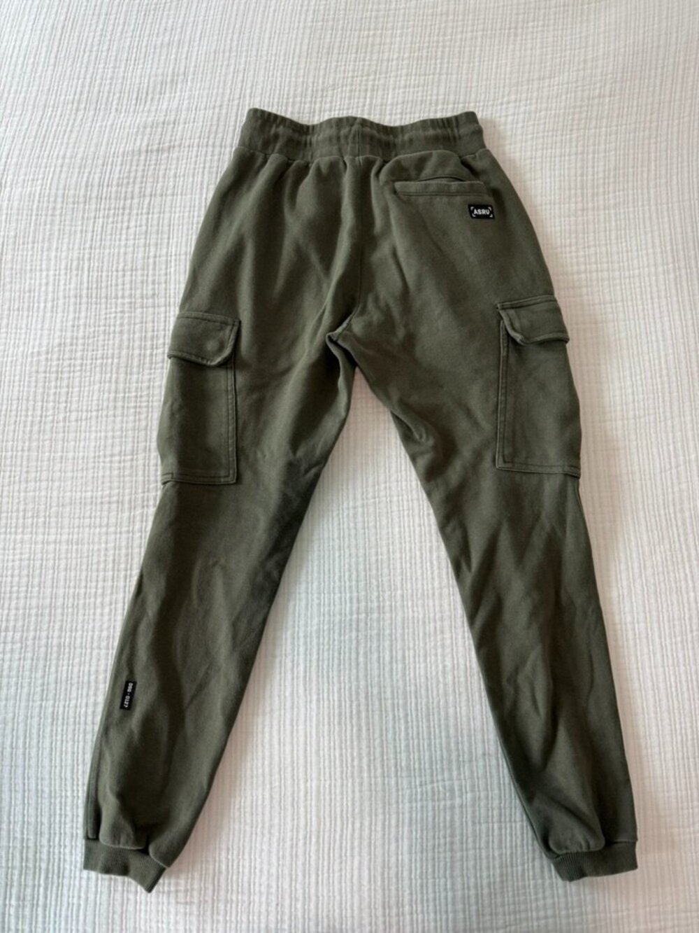 ASRV Cargo Sweat Joggers Olive Green Men's S